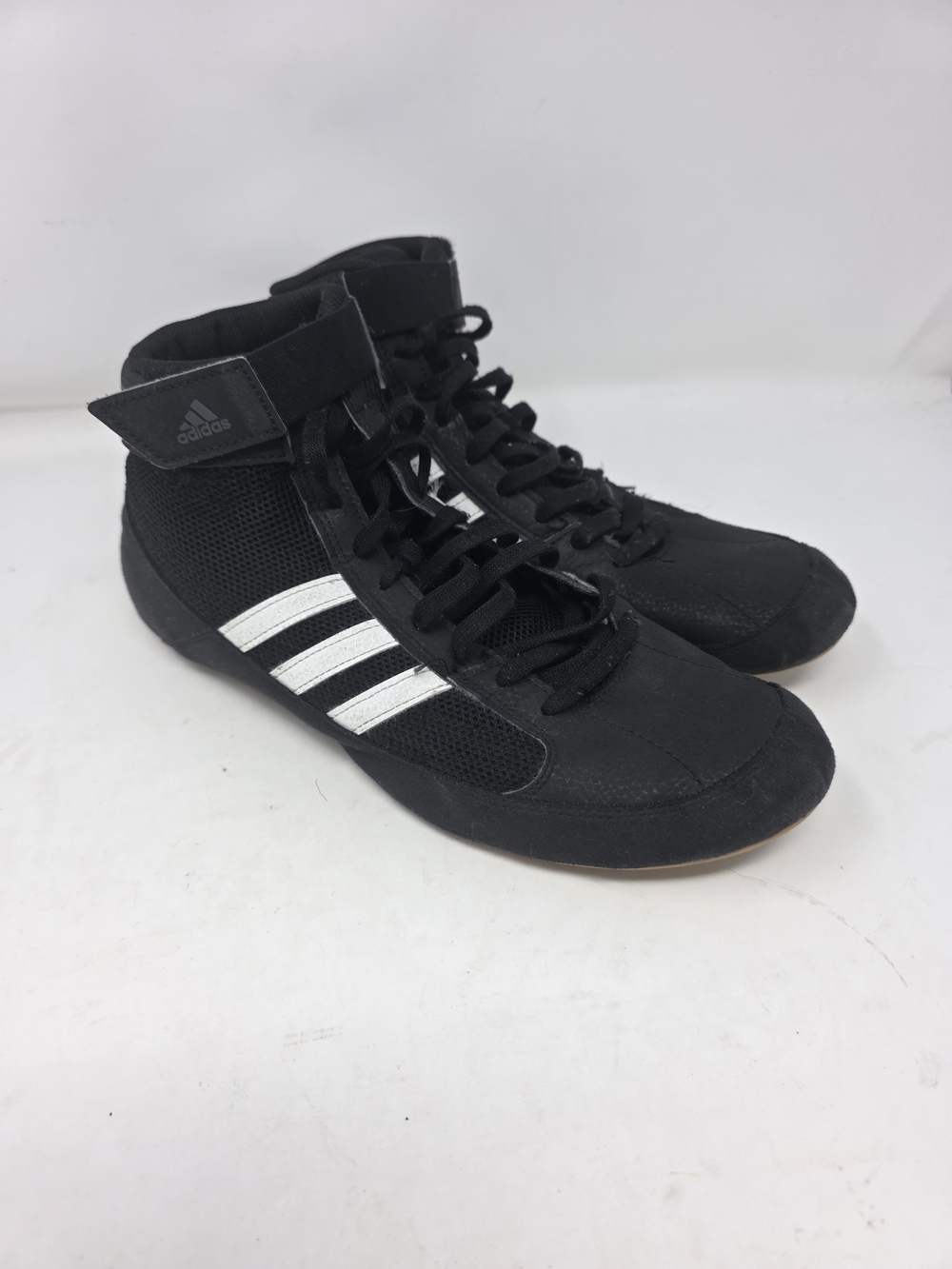 Adidas Combat Speed 5 Wrestling Shoes Black White Gum Sole AQ3325 Men Size 11